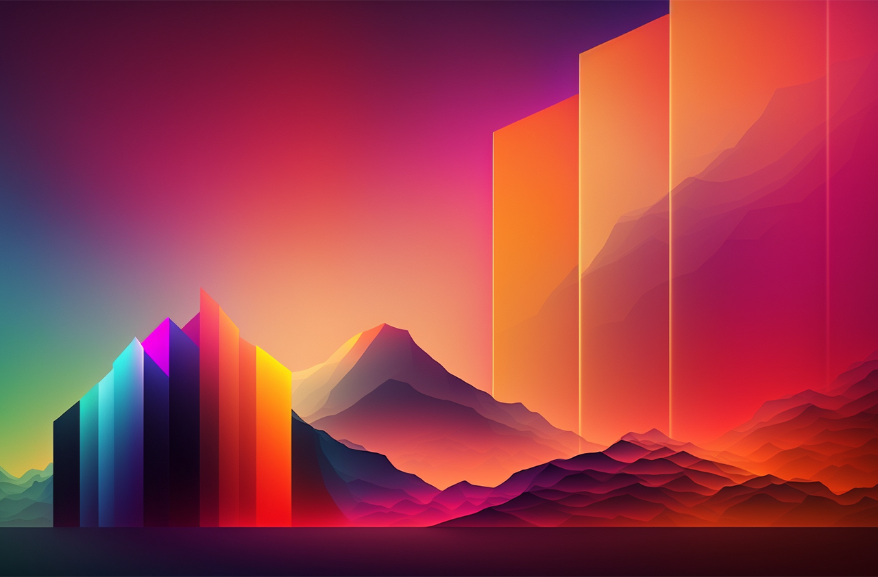 Digital Dawn: Chromatic Peaks and Valleys