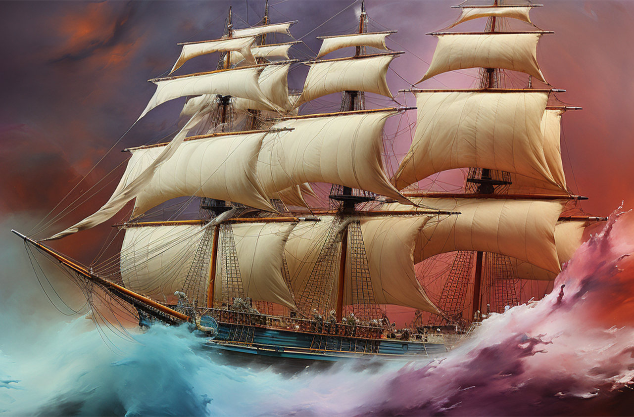 Sail Into the Spectrum: Colors of the Gale